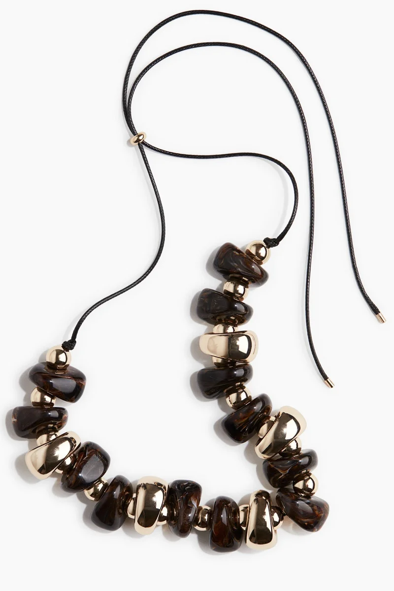 H&M Beaded cord necklace